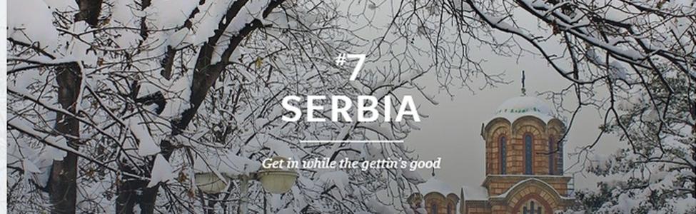 Serbia #7 on Best in Travel 2015